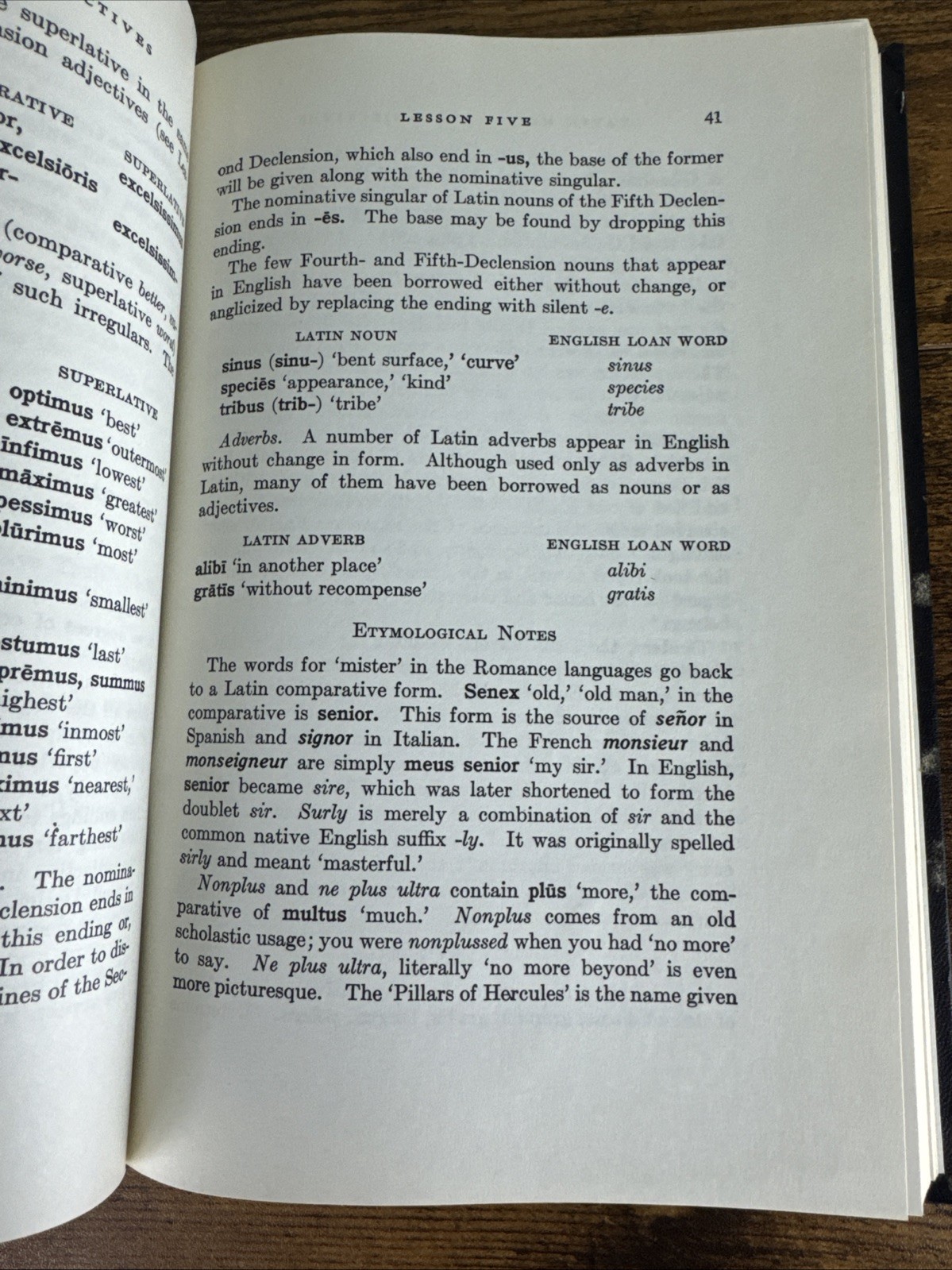 Latin & Greek in Current Use 2nd Ed 1949 by Eli Burriss & Lionel Casson