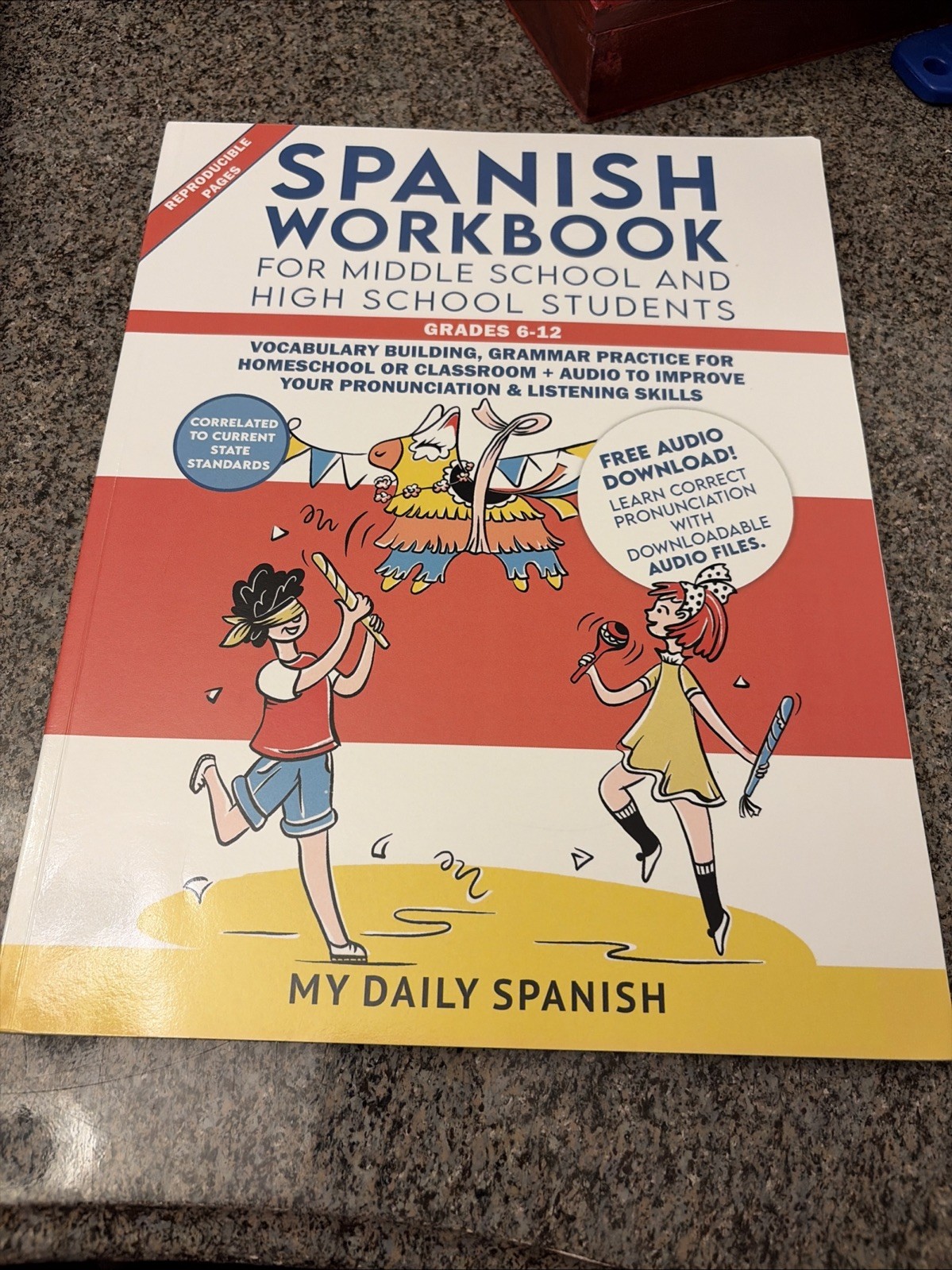 Spanish Workbook for Middle School and High School Students – Grades 6-12: Vocab