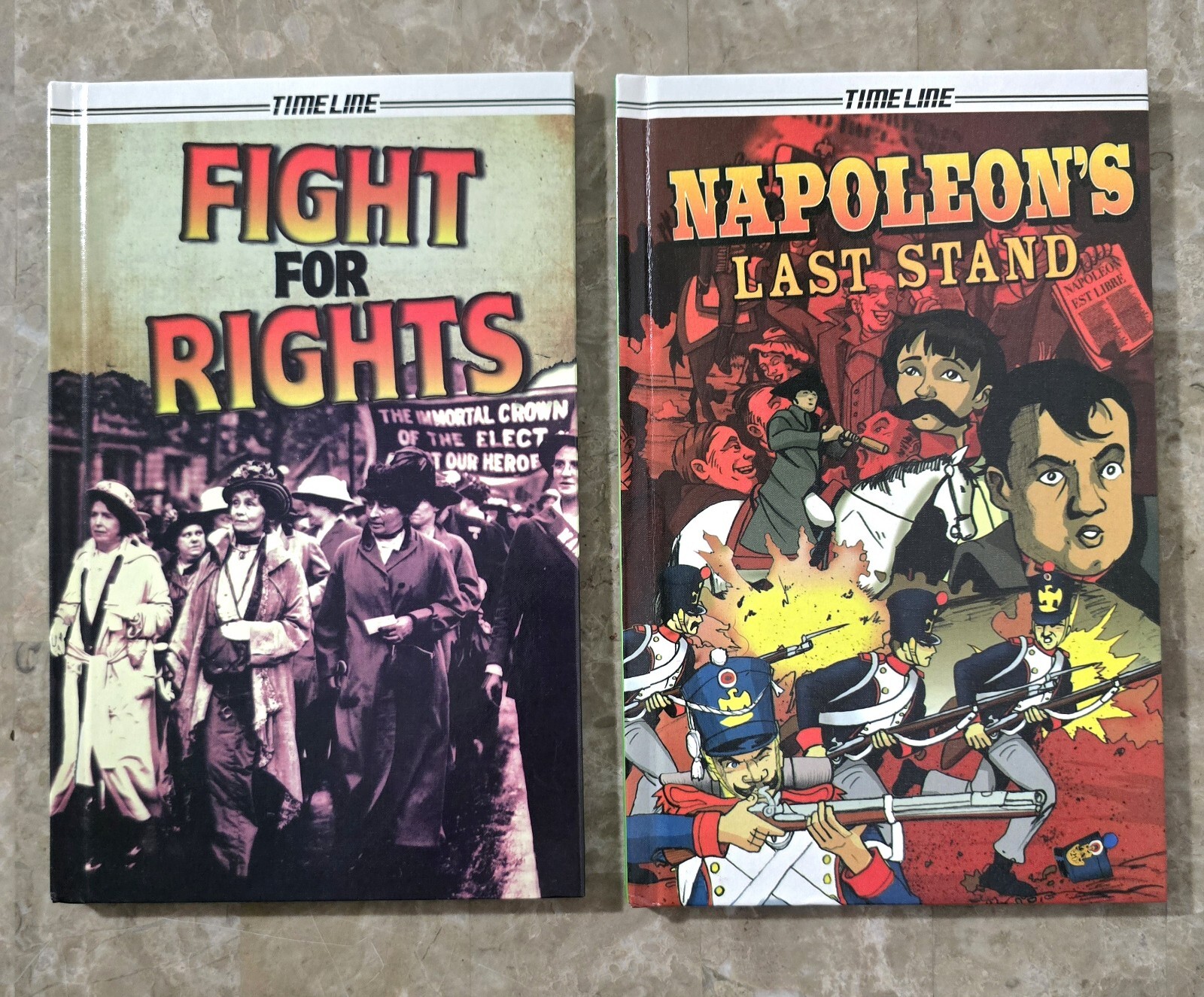 (9) Steck-Vaughn Timeline Graphic Novels Books Individual Student Edition HC