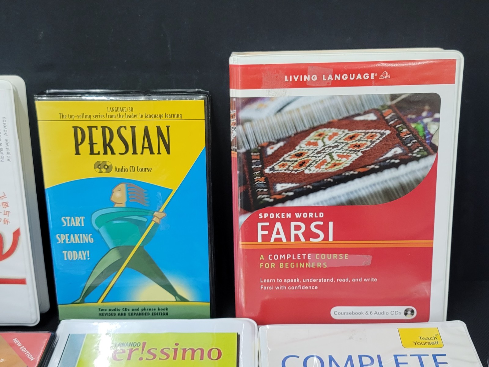 Lot of Mixed Language Media CD’s Tapes Booklets