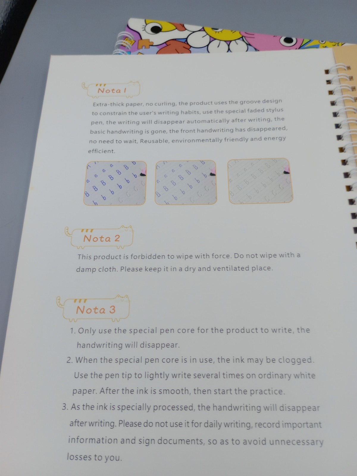 Magic Practice Grooved Writing Practice Copybooks for Preschool – 4 Books w Pens