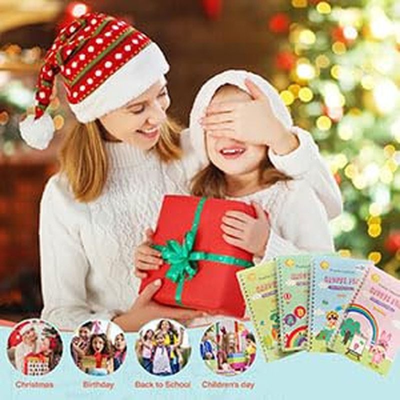 Grooved Magic Practice Copybook, Reusable Grooved Handwriting Workbooks, Writing