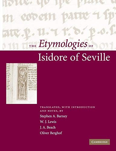 The Etymologies of Isidore of – GOOD