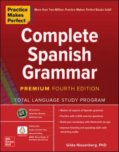 Complete Spanish Grammar, Paperback by Nissenberg, Gilda, Like New Used, Free…