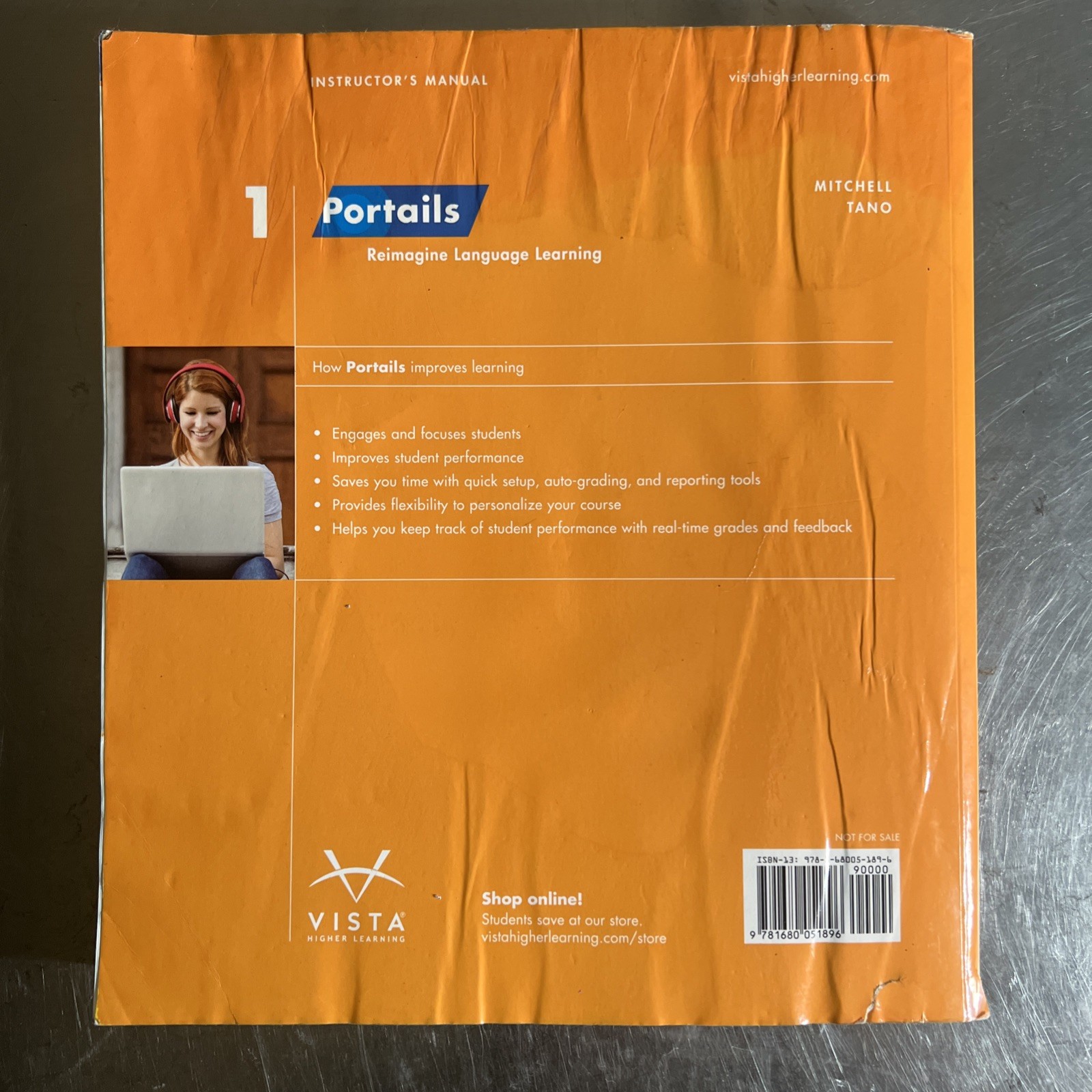 Portails Instructor’s Manual by Vista Higher Learning Staff (2016, Book, Other)