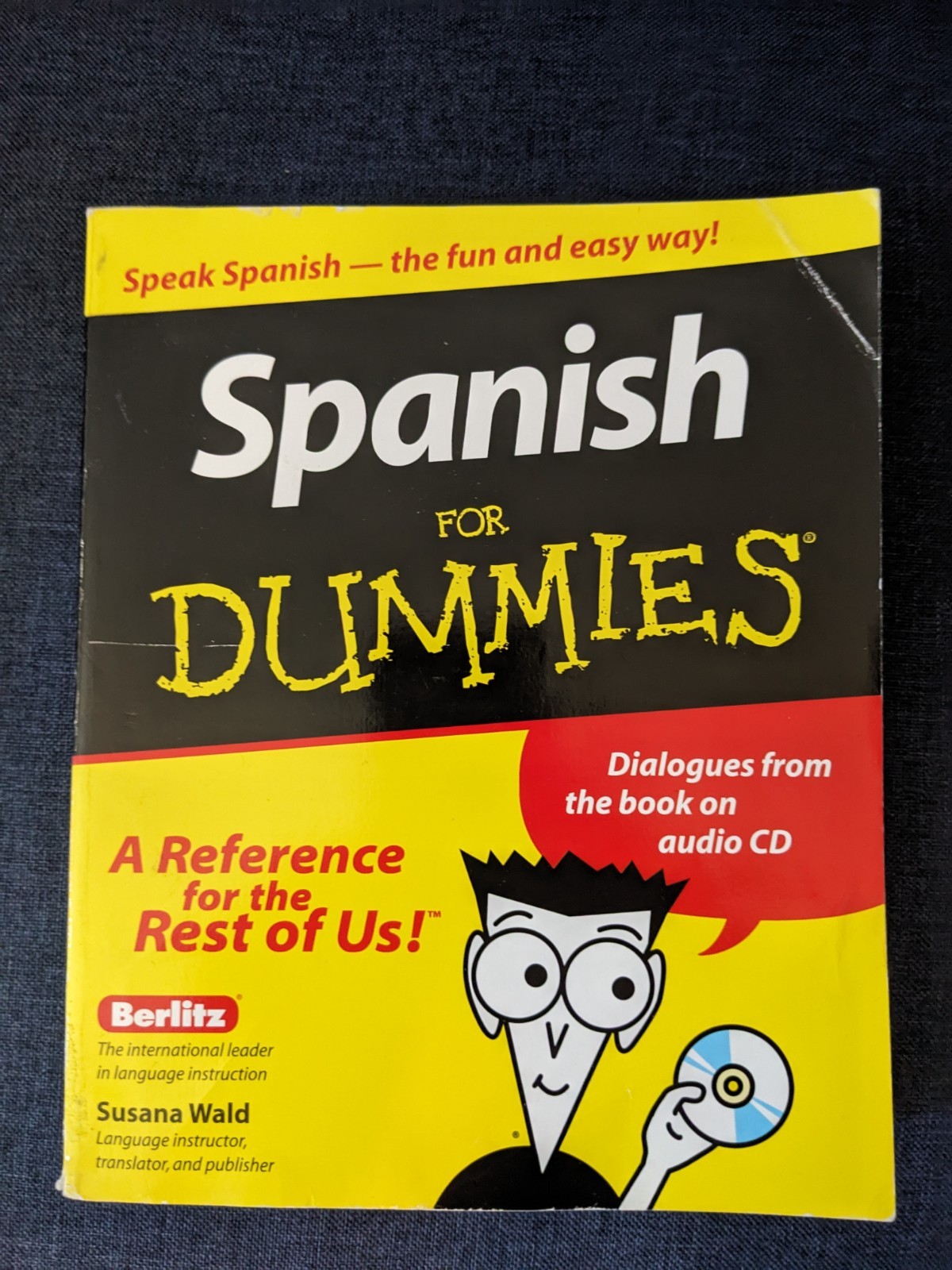 Wiley Spanish For Dummies Berlitz Course Book + Audio CD Susana Wald 2000