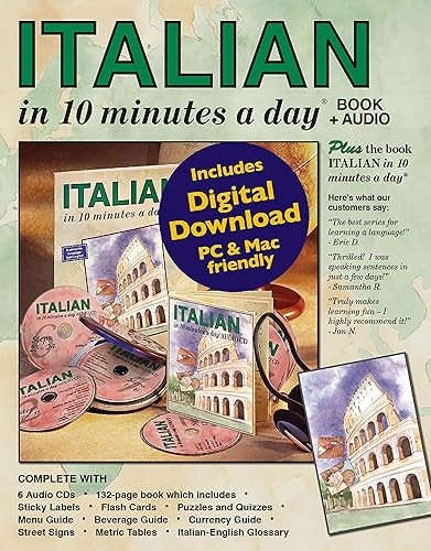 ITALIAN in 10 minutes a day BOOK + AUDIO MCF