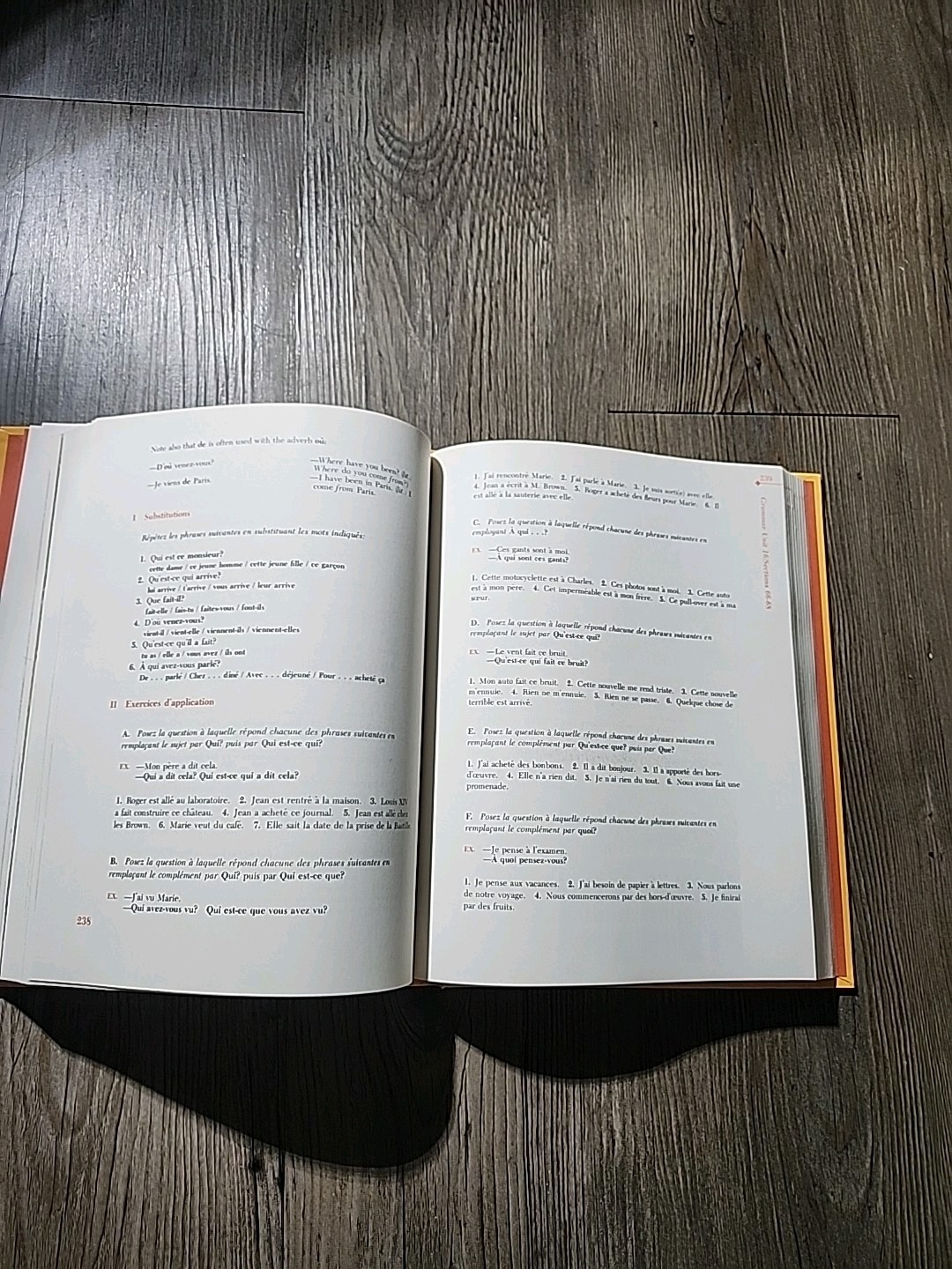 Basic Co Versational French 6e Harris & Leveque Hardcover 1978