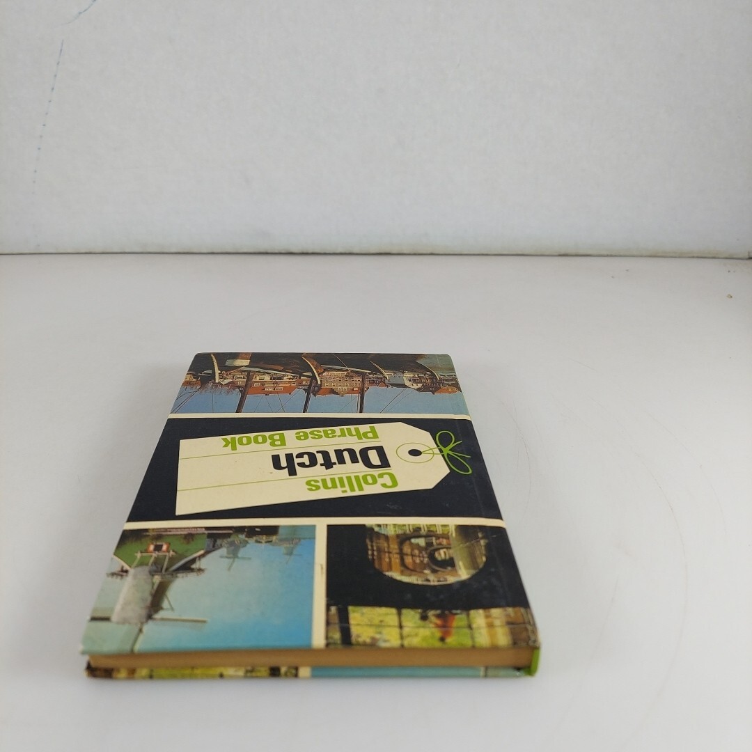 Vintage 1973 Collins Dutch Phrase Book Hardcover
