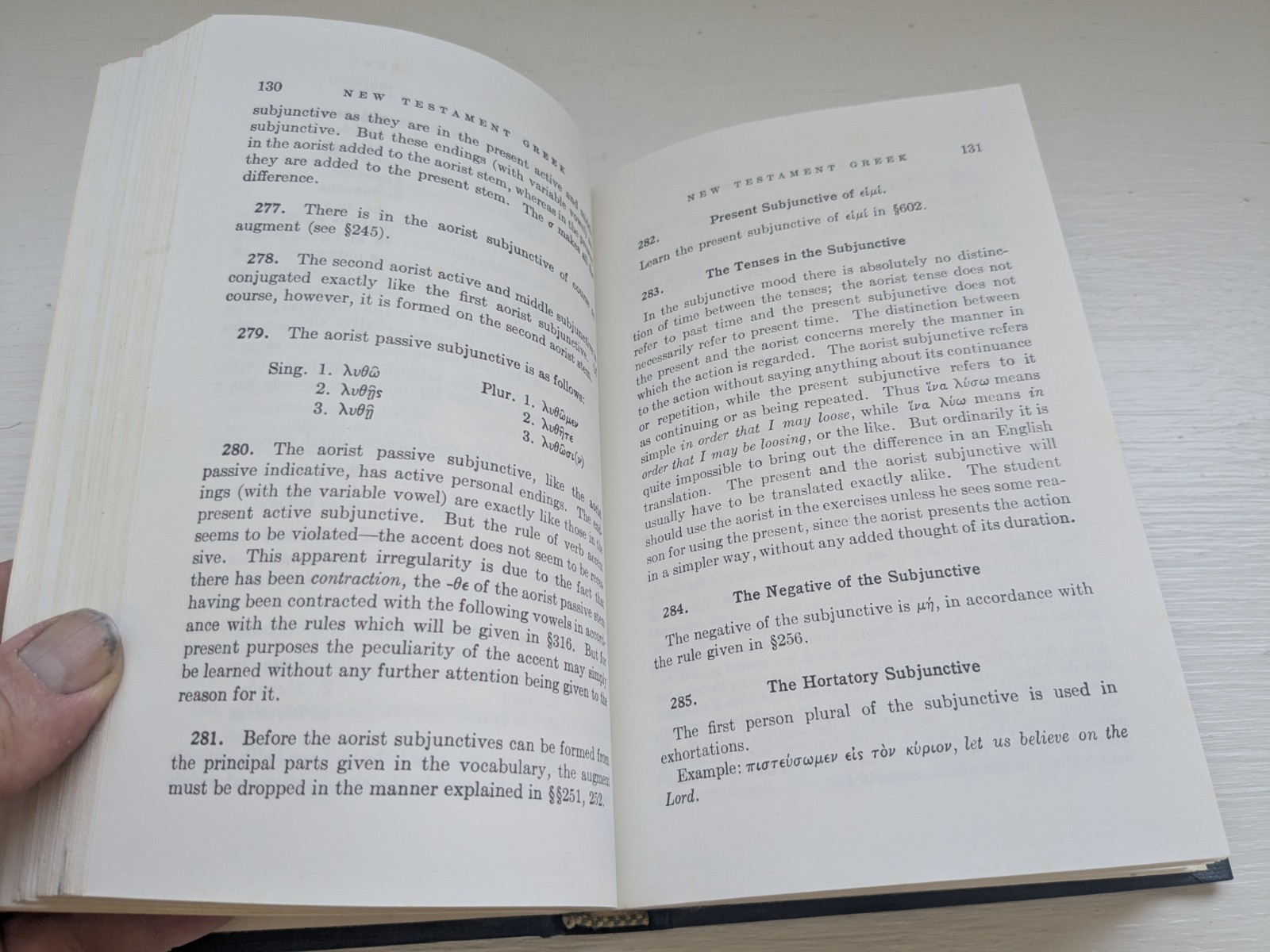 Nice Copy New Testament Greek for Beginners J Gresham Machen 1951 HB