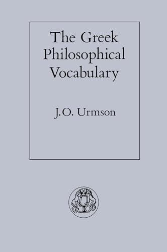 The Greek Philosophical Vocabulary