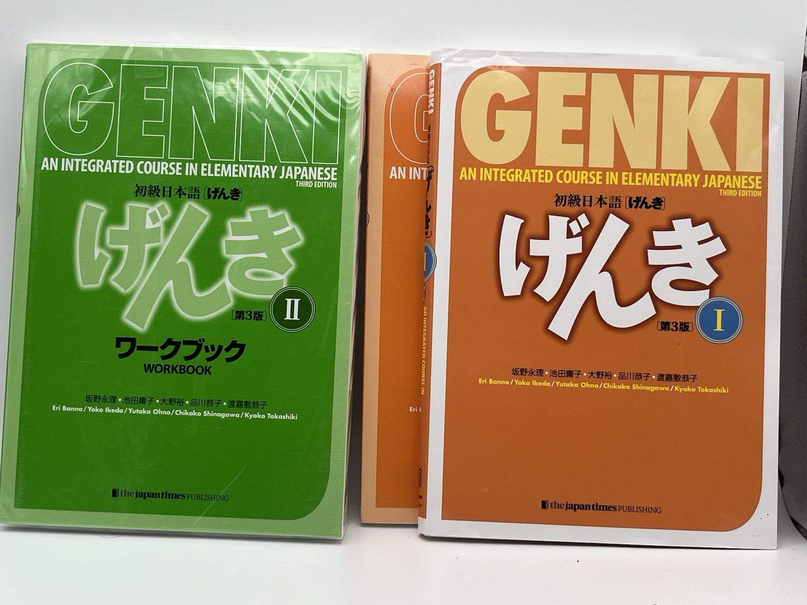 GENKI 1 & 2 An Integrated Course in Elementary Japanese 3rd Edition 4 Books Set