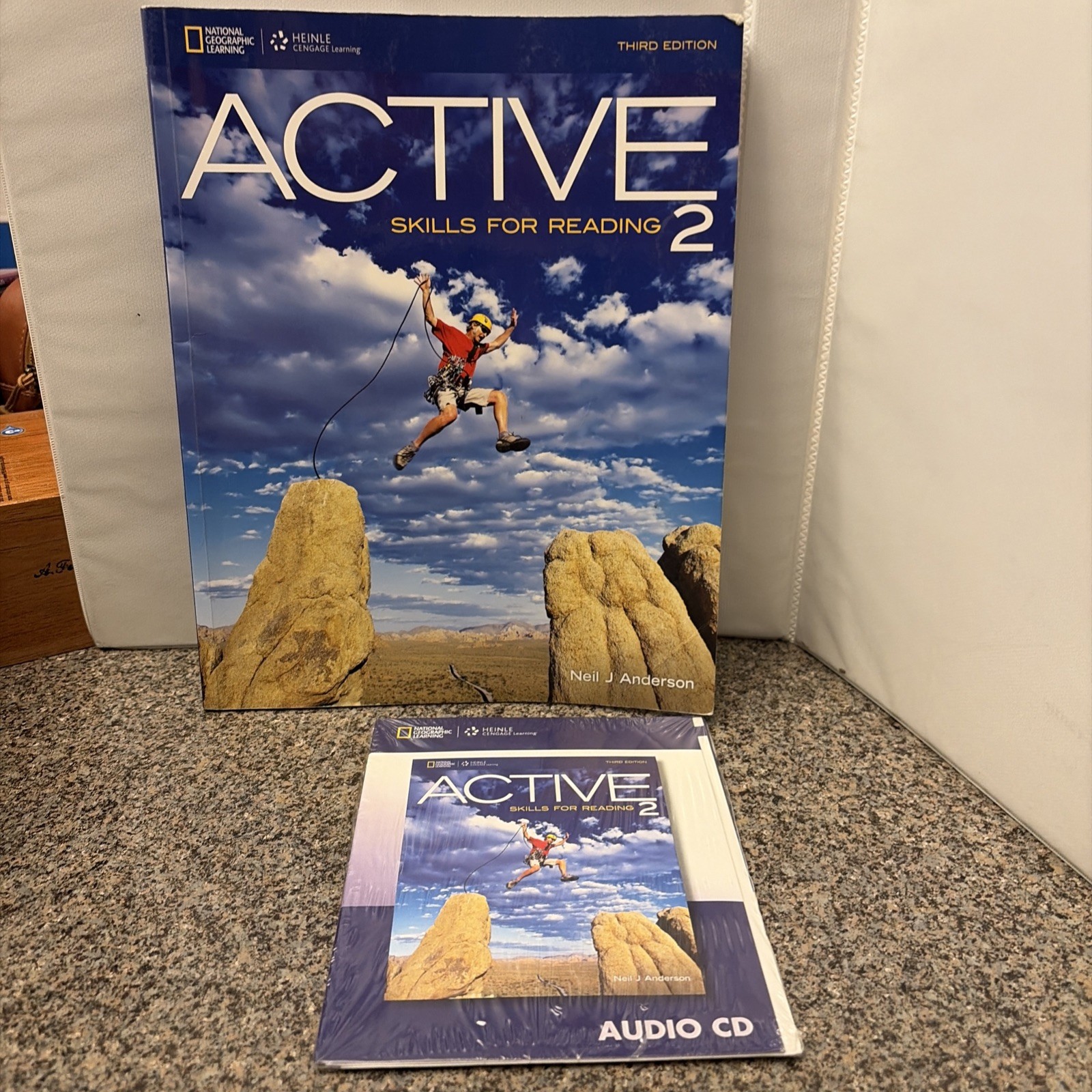 Active Skills for Reading 2 Audio CD (new) & Workbook (used) by Anderson (2013)