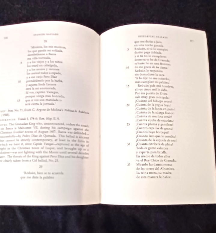 Spanish Ballads – Book Edited by Author Colin Smith, M.A. Ph.D (Cantab)