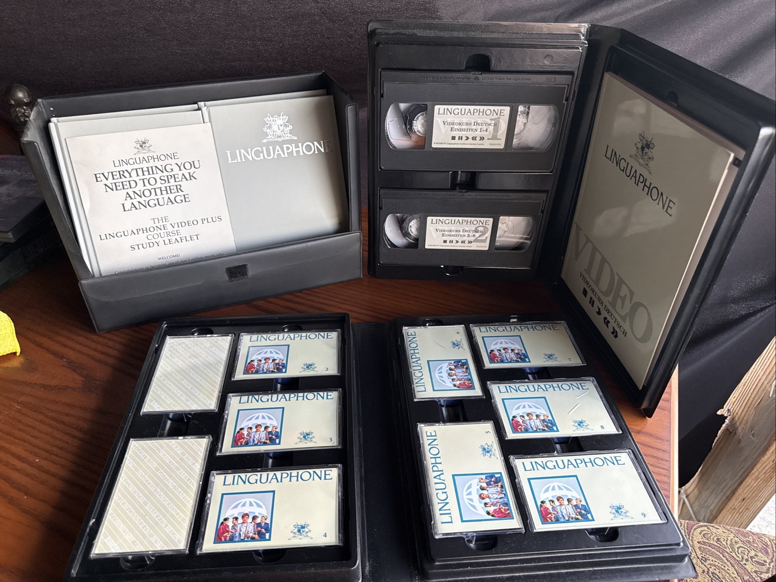 Linguaphone Everything You Need German Course Audio And Video Tapes With Books