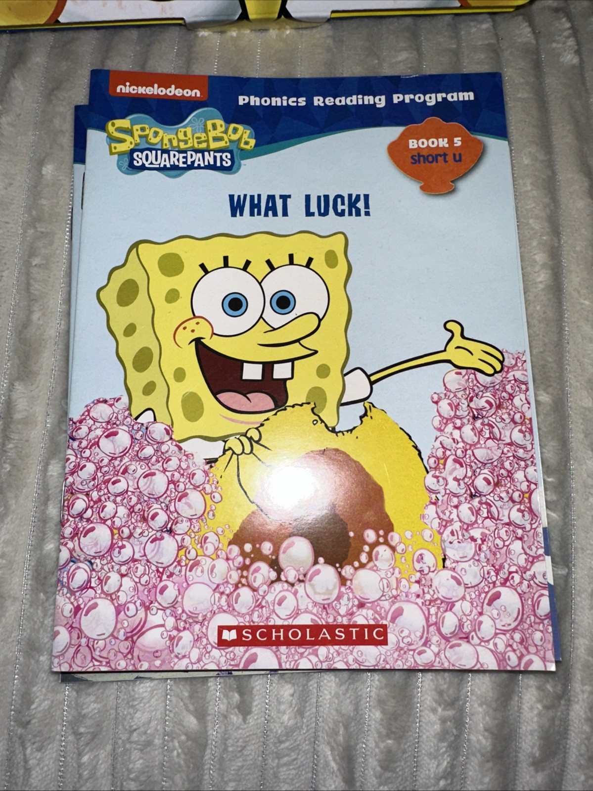 SCHOLASTICS LEARN TO READ WITH SPONGEBOB A PHONICS READING PROGRAM
