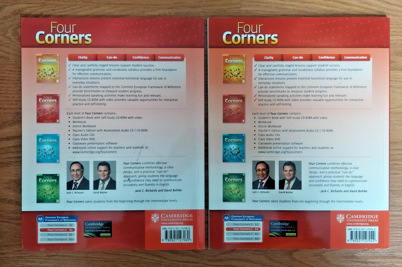 Four Corners Student’s Book 2A 2B by Jack C. Richards David Bohlke CD with video