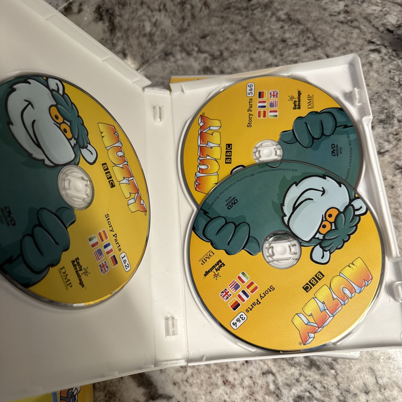 BBC MUZZY Early Level 1 Multilingual Language DVD/CD/CD-Rom Box Set (N9)