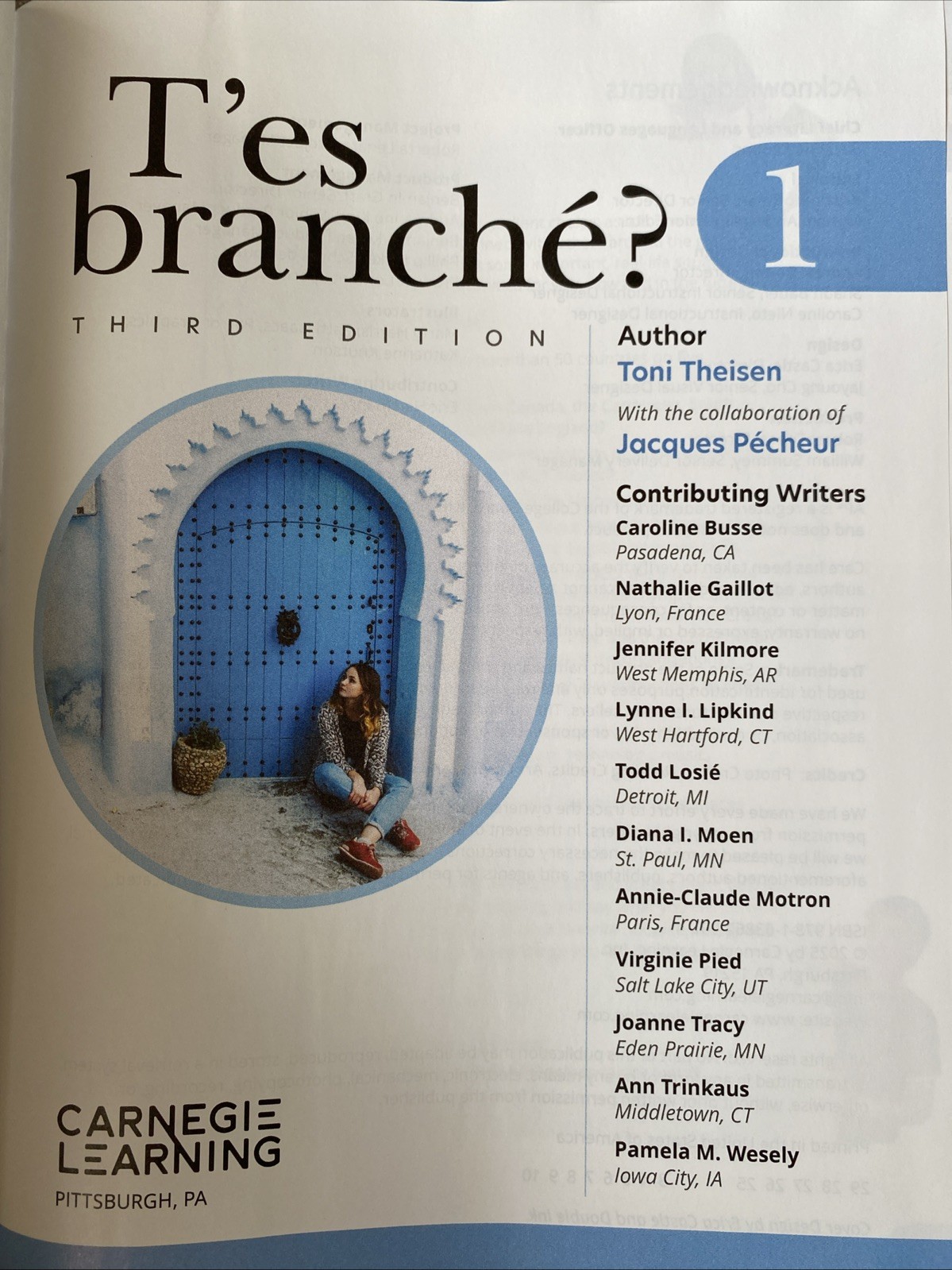 T’es branché? 1 French 3rd Ed Student Workbook Teacher Edition Bundle VG