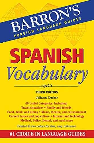 Spanish Vocabulary (Barron’s – Paperback, by Dueber Julianne – Acceptable