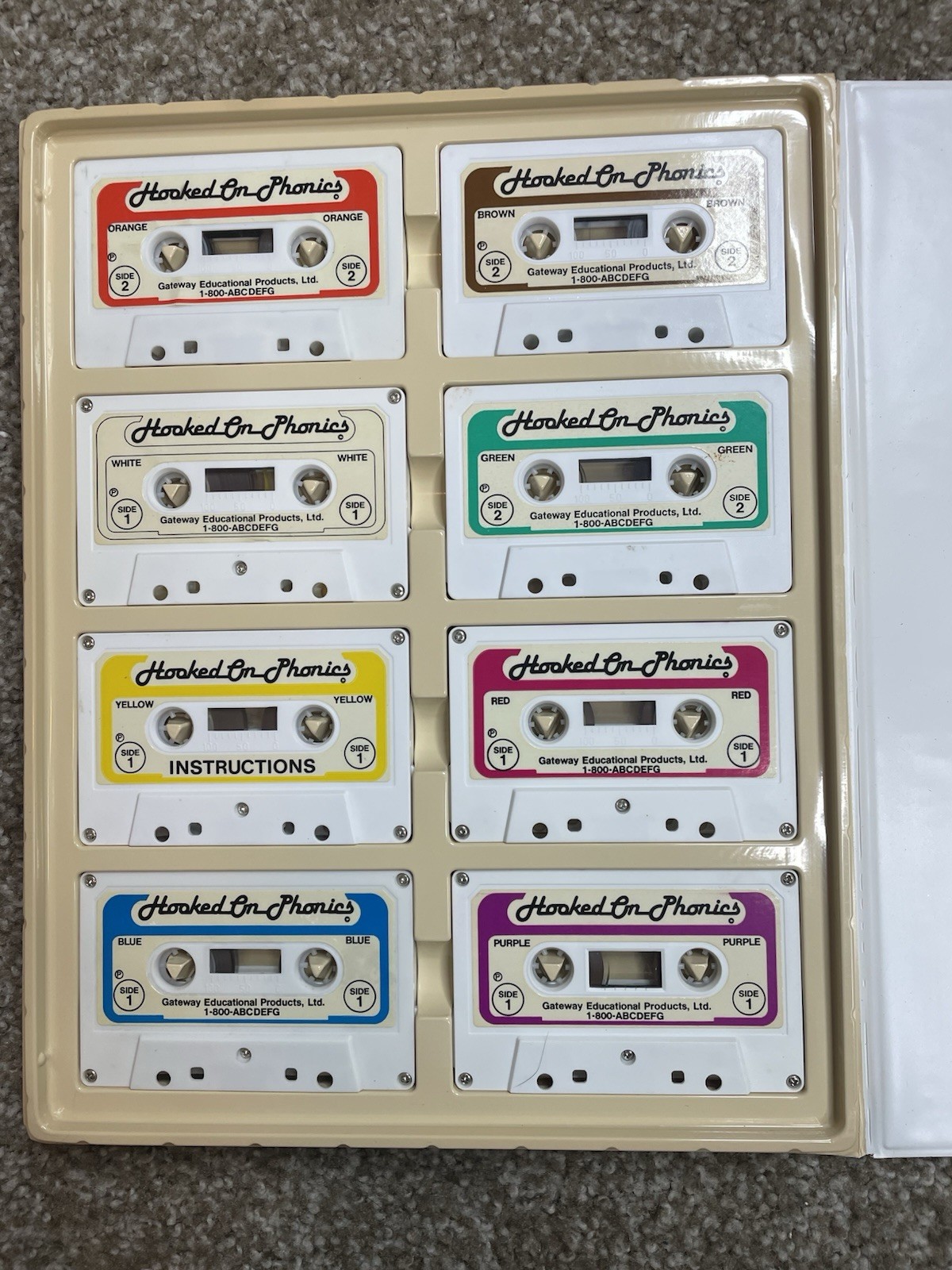 Hooked On Phonics Cassettes & Books Pre School Primary Remedial Adult Vintage