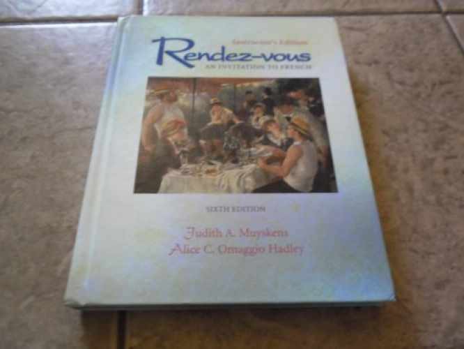 Rendez-Vous: An Invitation – Hardcover, by Amon Evelyne;Hadley Alice – Very Good