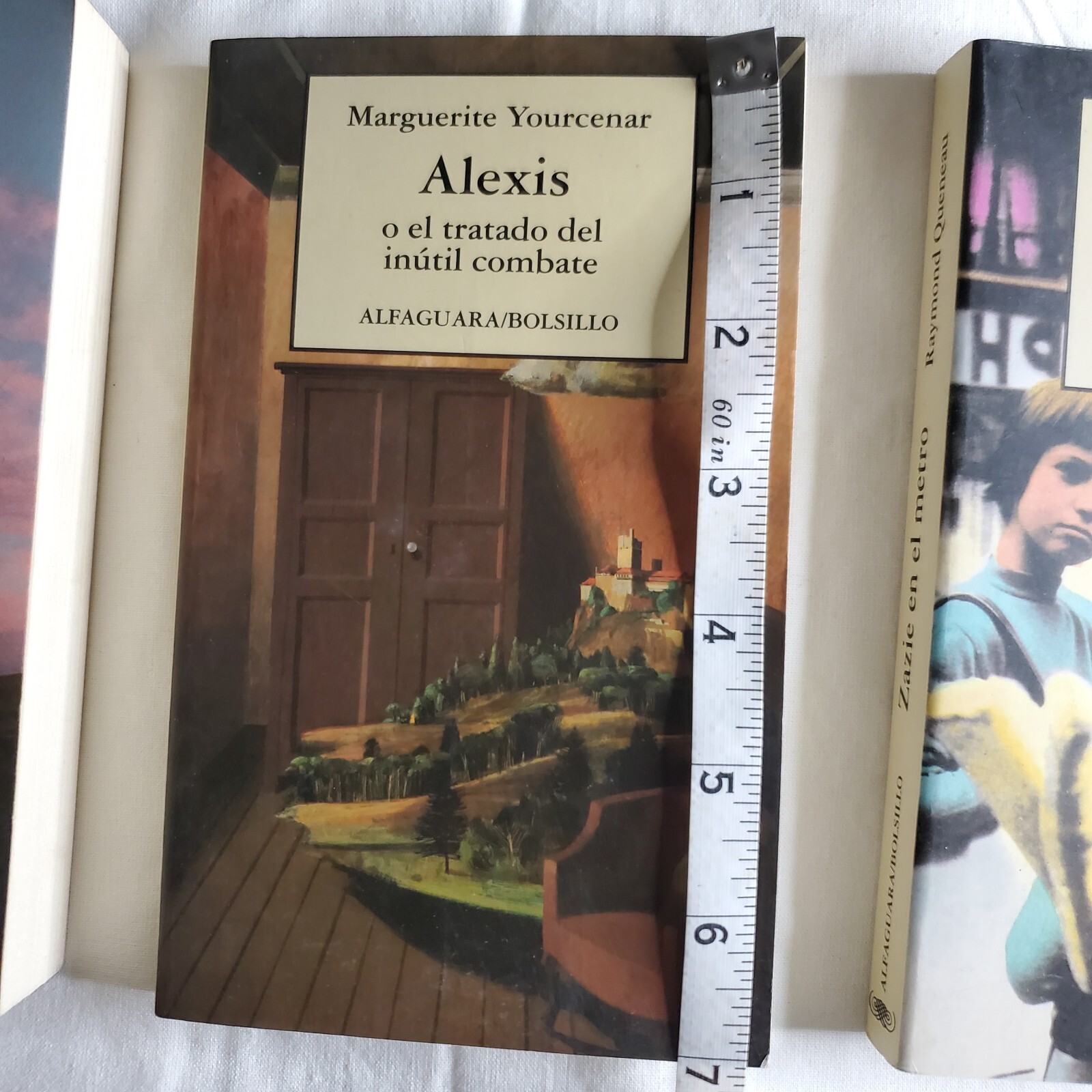 Spanish vintage books Lot of 3 Authors Bowles Queneau Yourcenar paperback
