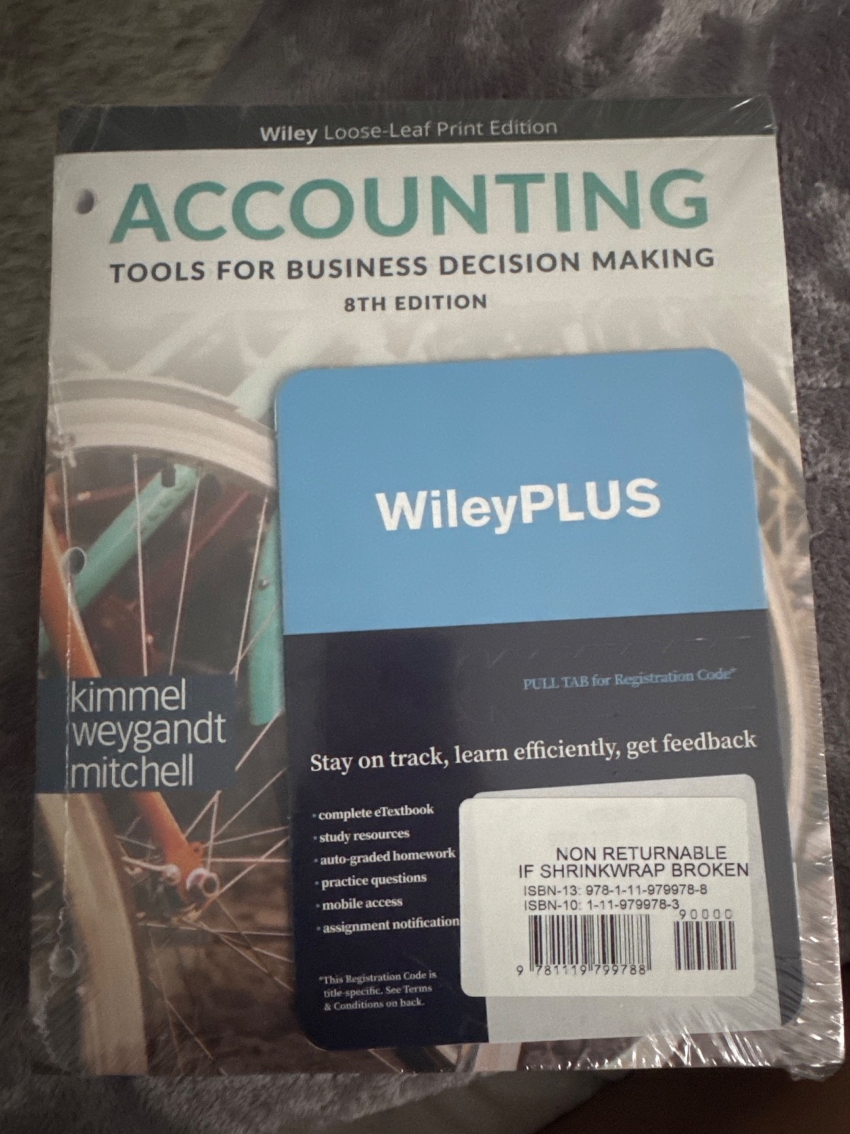 Accounting Textbook Wiley loose leaf print edito