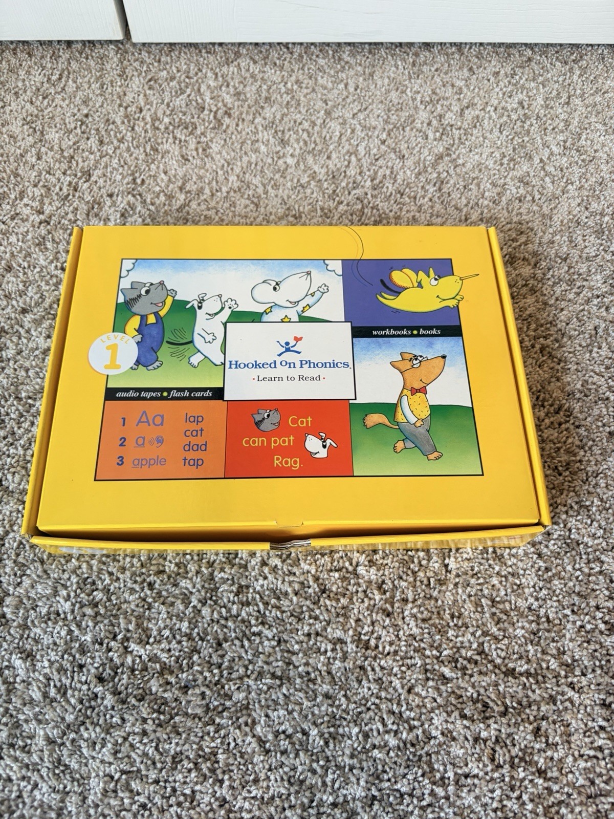 Hooked On Phonics COMPLETE SET Levels 1 – 5 Books Tapes Flashcards 1998