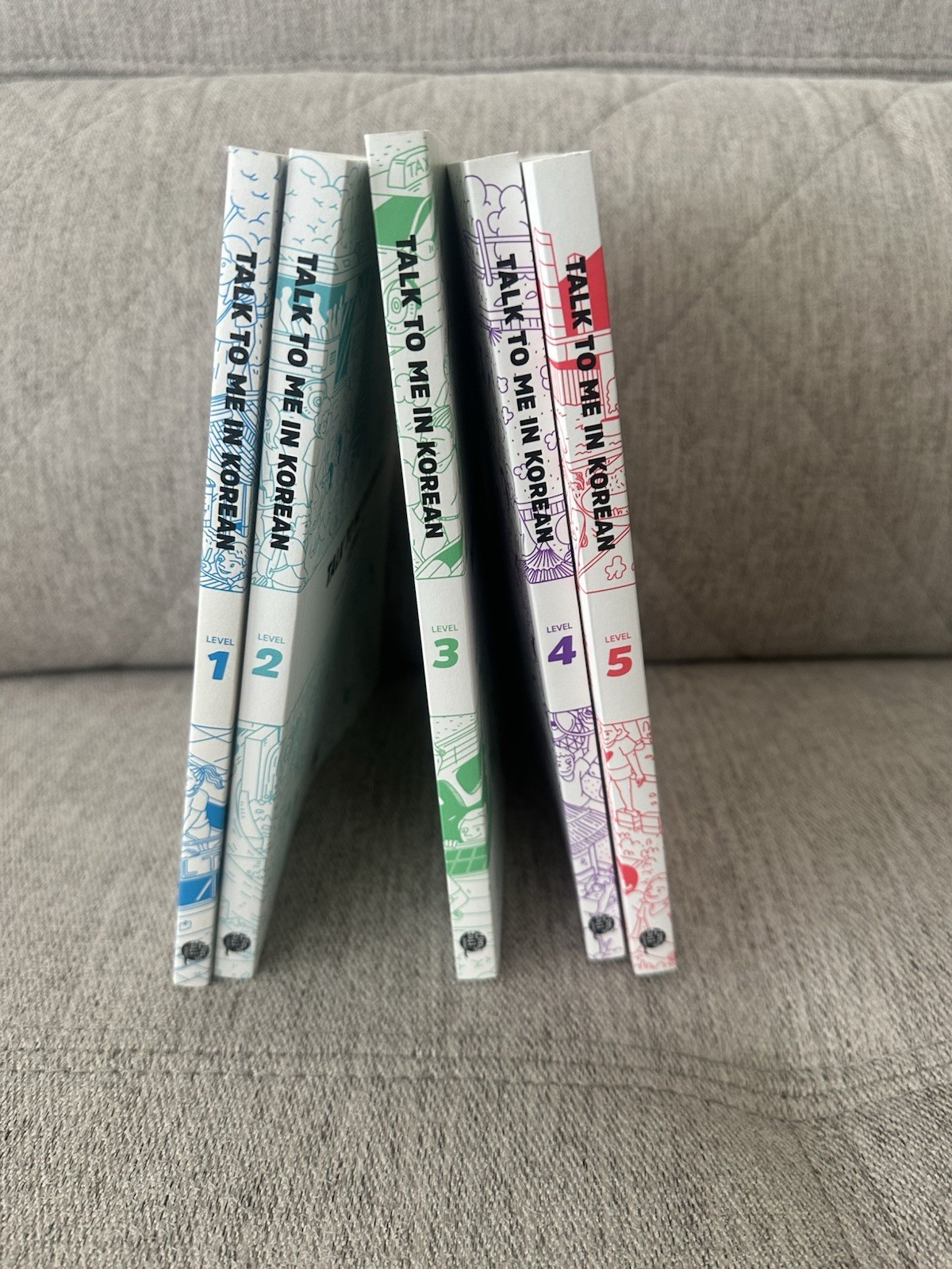 Talk To Me In Korean Text Book Set Level 1~5 Korean Language Learning Book