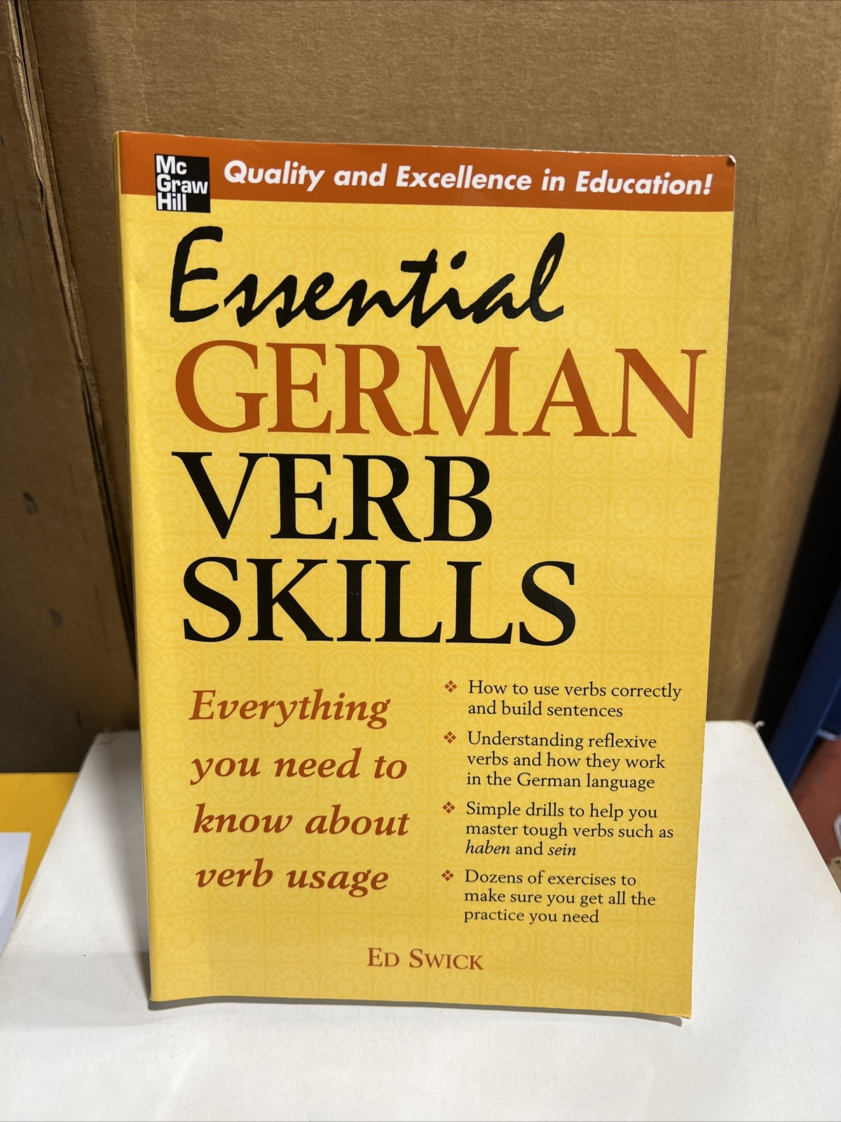 Essential German Verb Skills by Swick, Ed Paperback Book