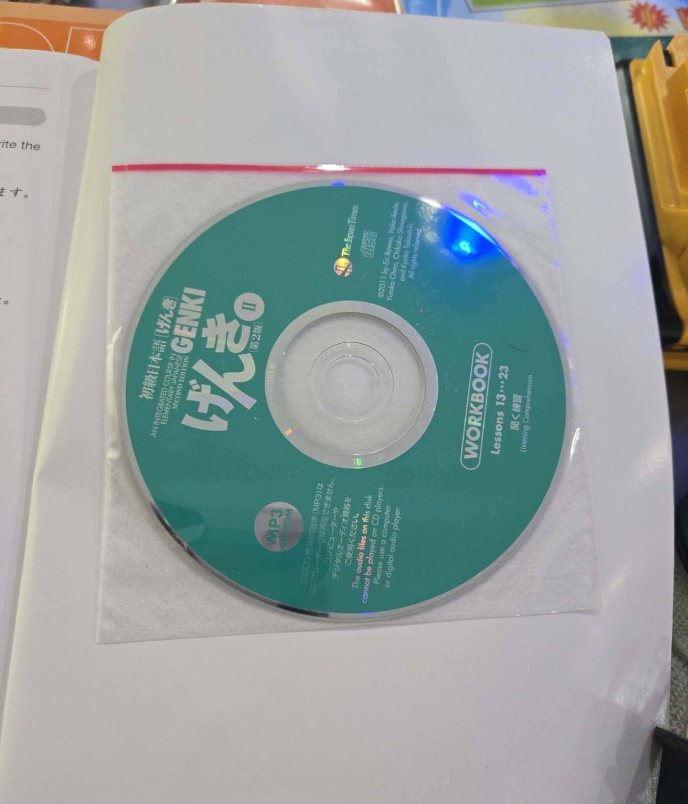 Genki II Workbook 2nd Edition Paperback w/ MP3 CD-ROM (Japan Times, 2011)