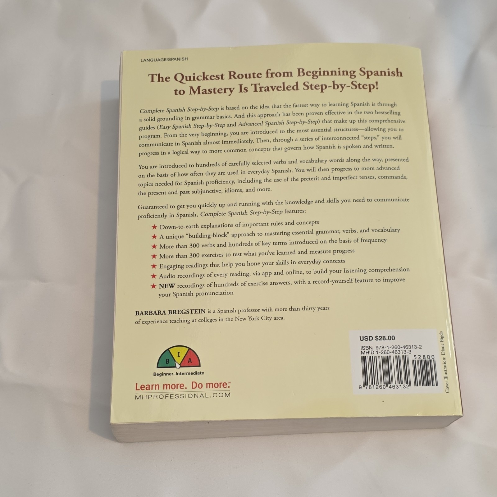 McGraw-Hill Complete Spanish Step-By-Step Premium 2nd Ed by Bregstein, Paperback