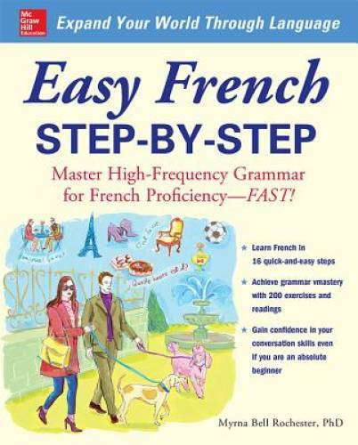 Easy French Step-by-Step (NTC Foreign Language) – Paperback – VERY GOOD