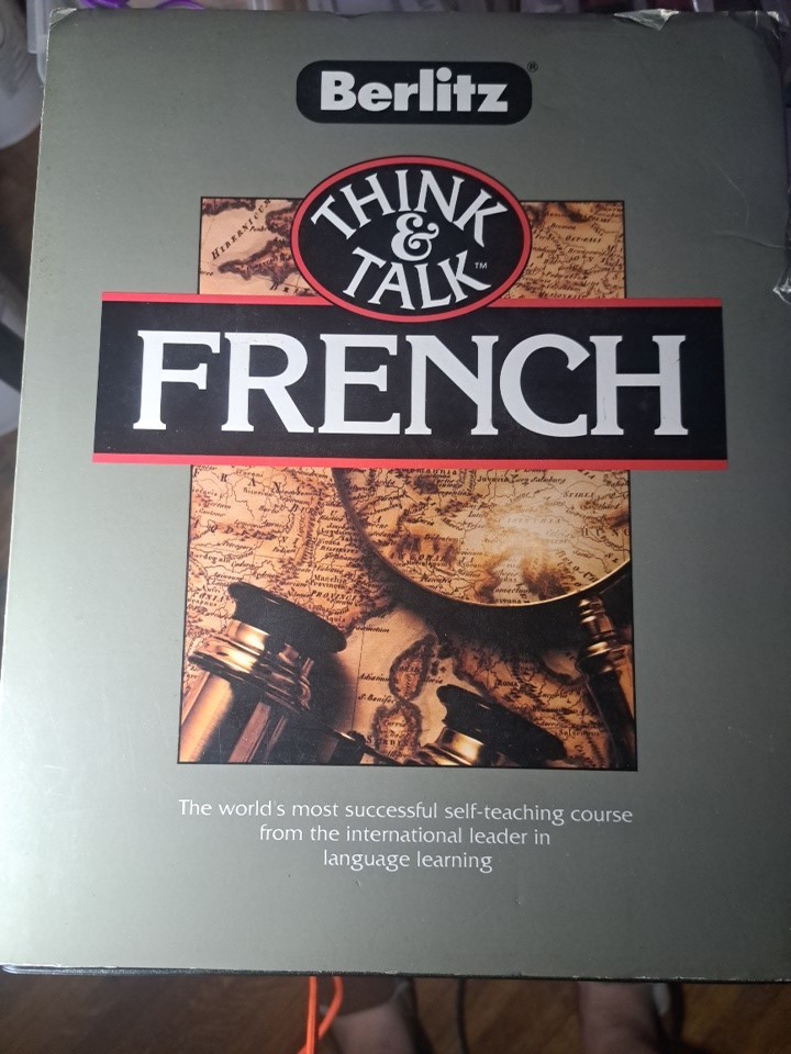 1996 Berlitz Think and Talk French Complete Set Gently Used