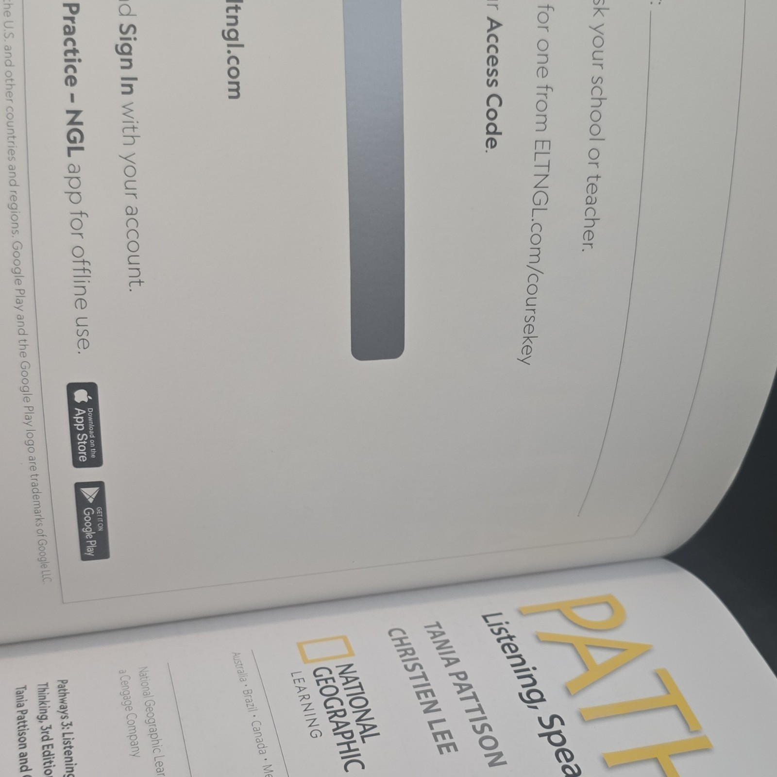 National Geographic Learning Pathways 3 Third Edition B2 Upper Intermediate