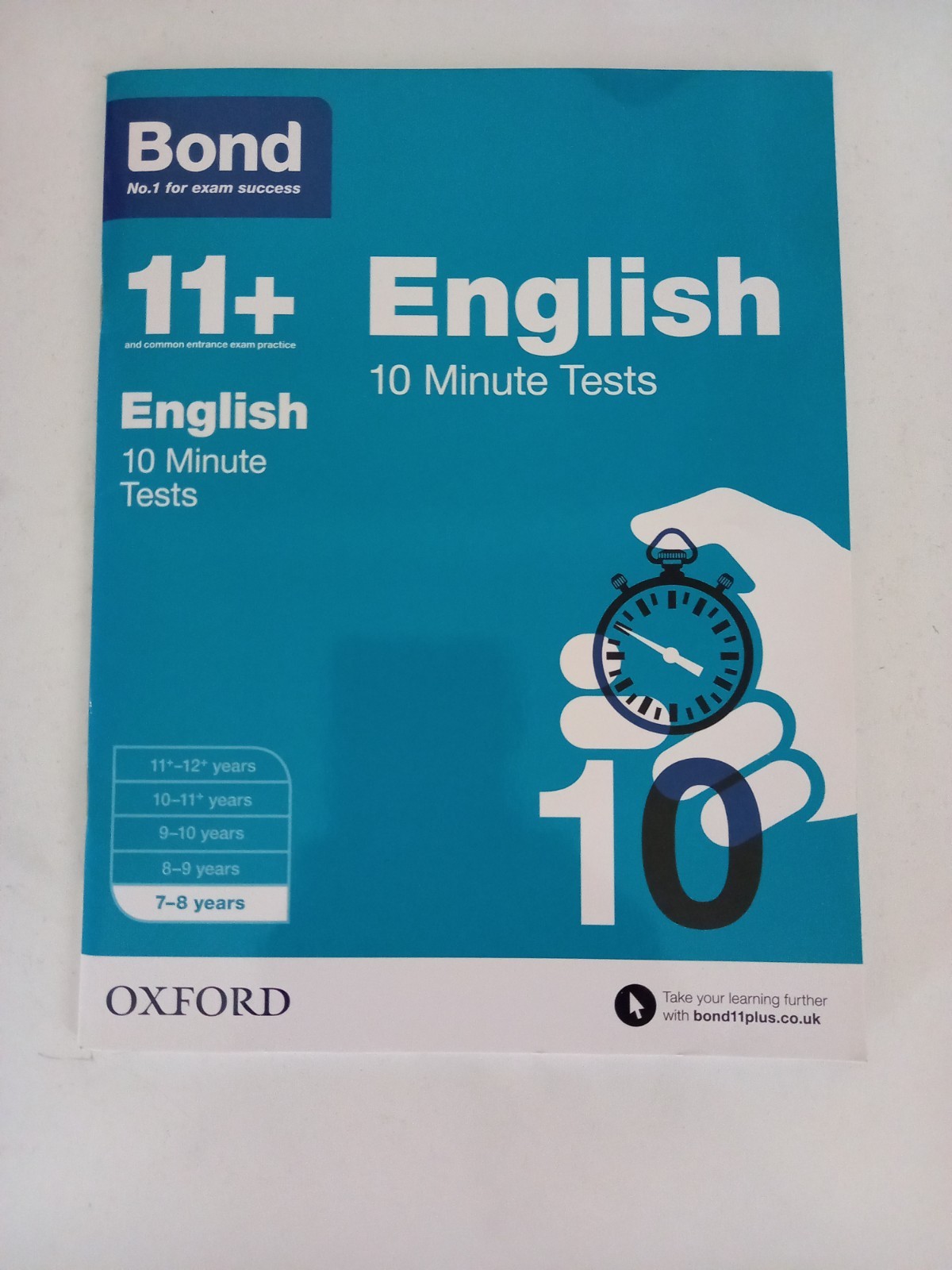 Bond 11+: English 10 Minute Tests: 7-8 years by Bond 11+ Book The Cheap Fast