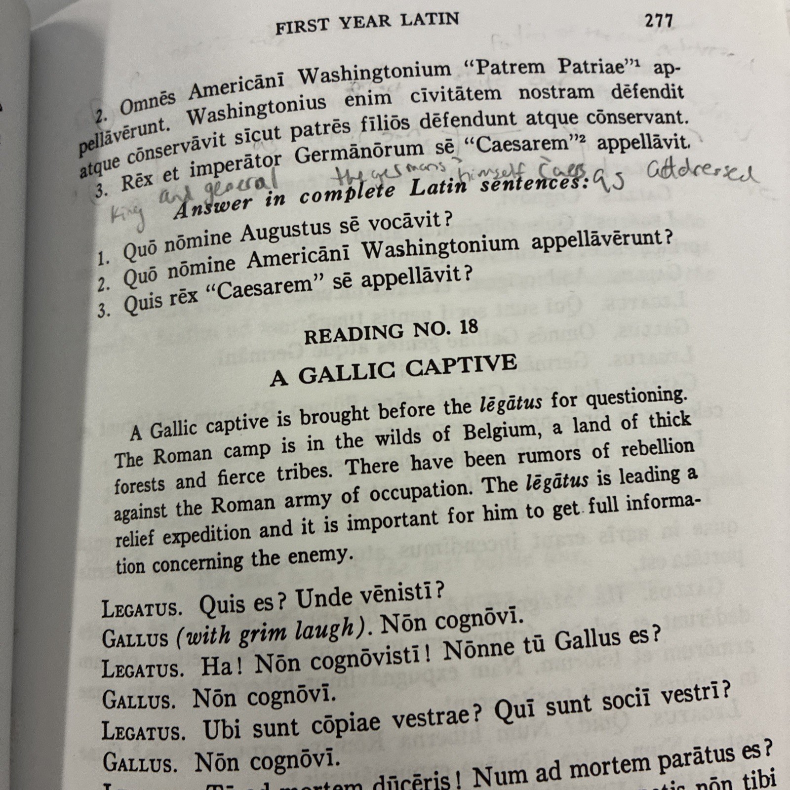 Henle First Year Latin Set – Text and Grammar Book