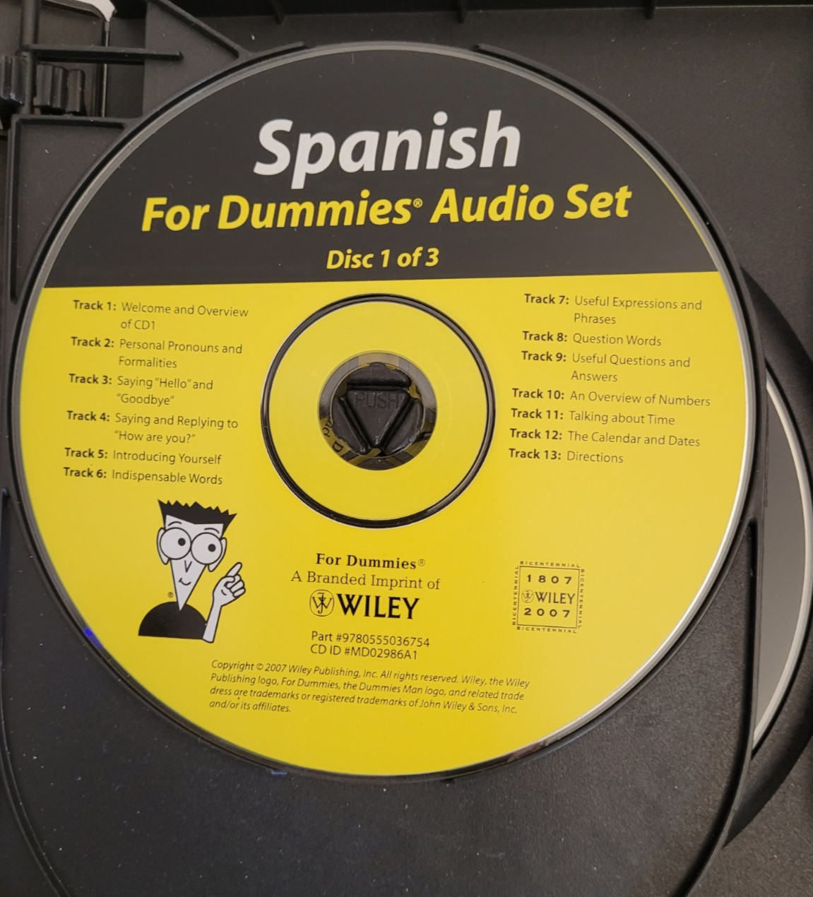 Spanish For Dummies Audio Set 3-CDS Plus Handy Reference Book Jessica Langemeier