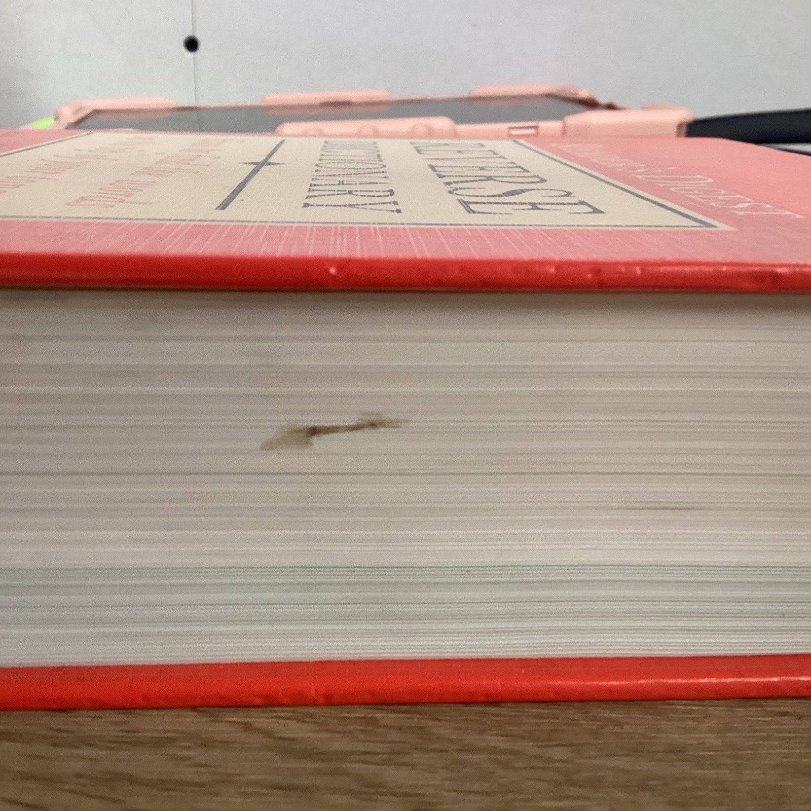 1989 Readers Digest Reverse Dictionary First Edition with red cover