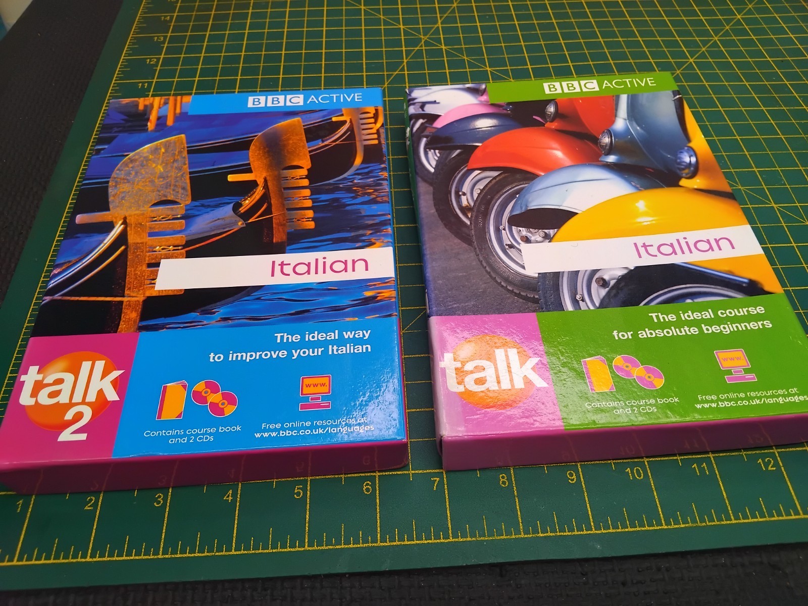 BBC Active Talk 1 &2 Italian Beginners CDs & Books LT24368-SP