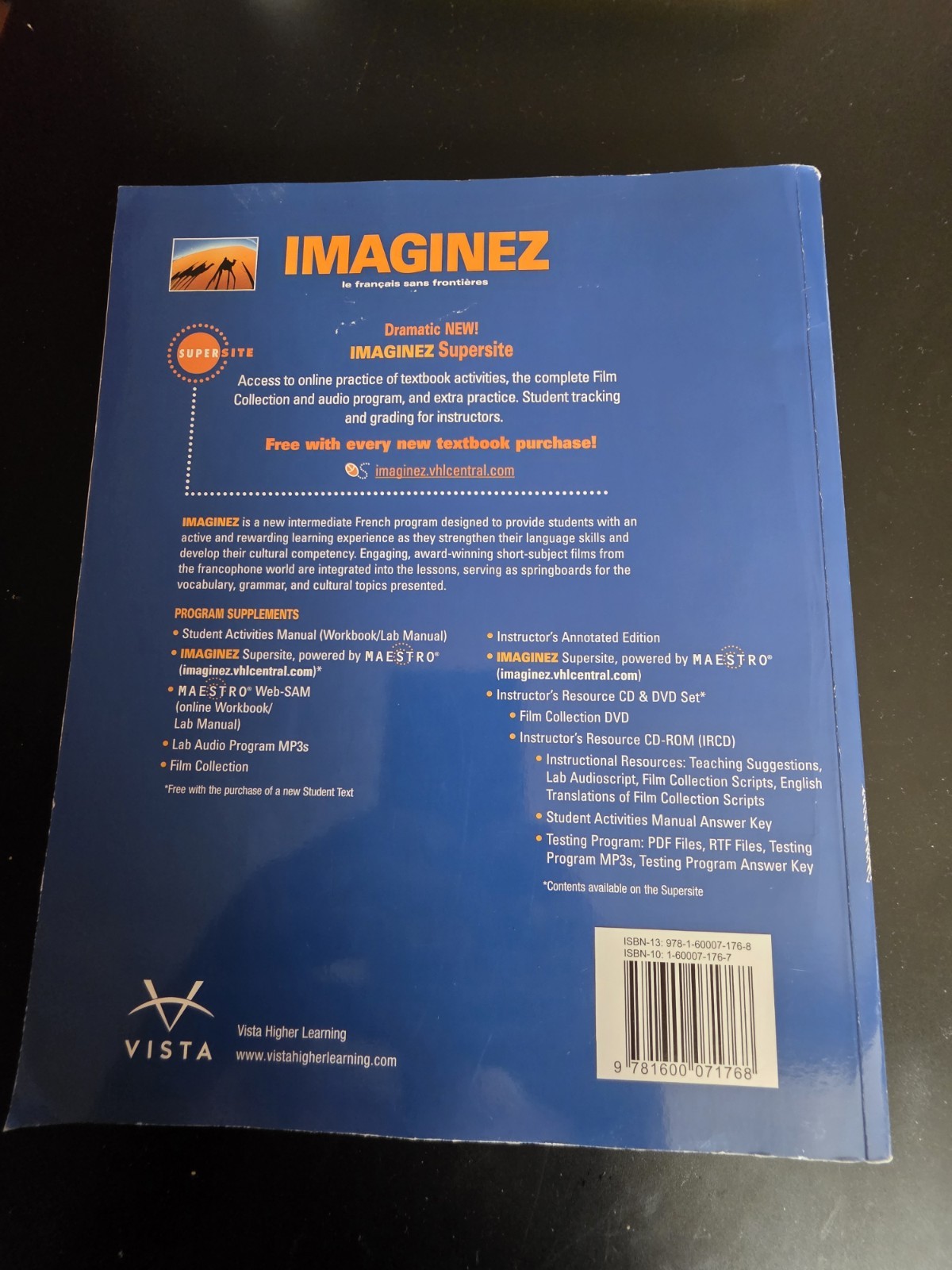 Imaginez Le Francais Sans Frontieres Teacher’s Edition Hardcover Textbook,