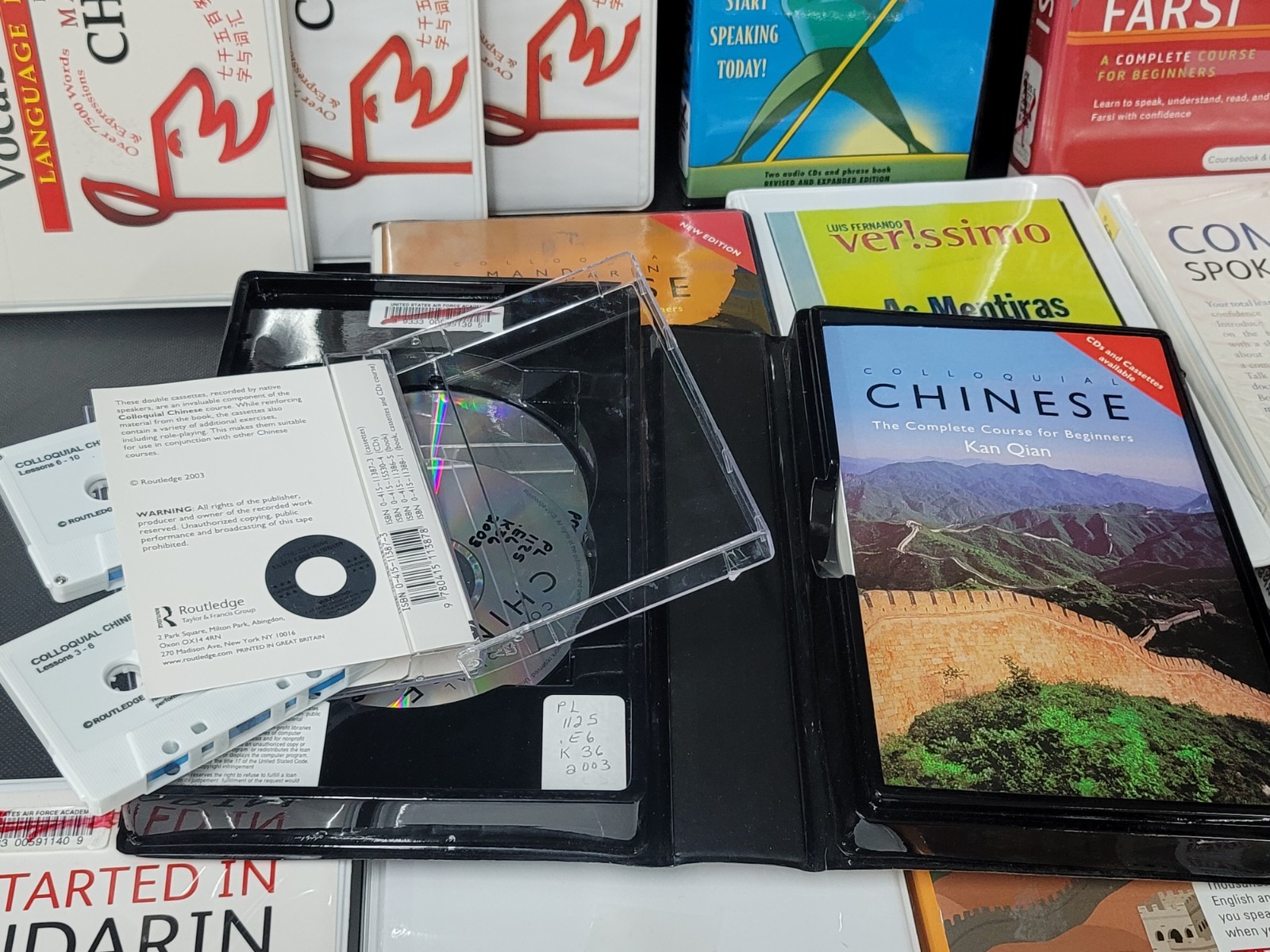 Lot of Mixed Language Media CD’s Tapes Booklets