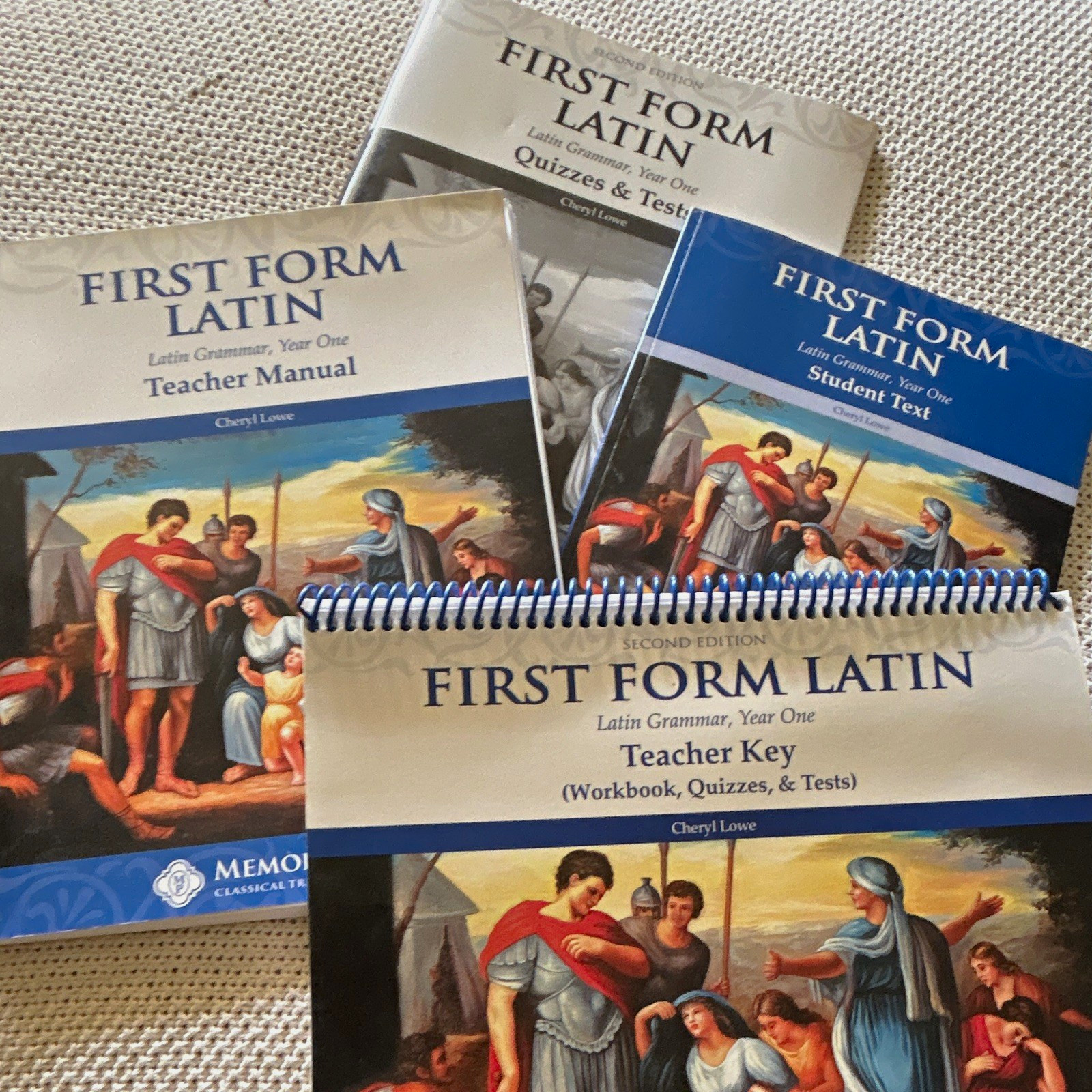 Memoria Press First Form Latin Year One Study Guide 2nd Ed Cheryl Lowe