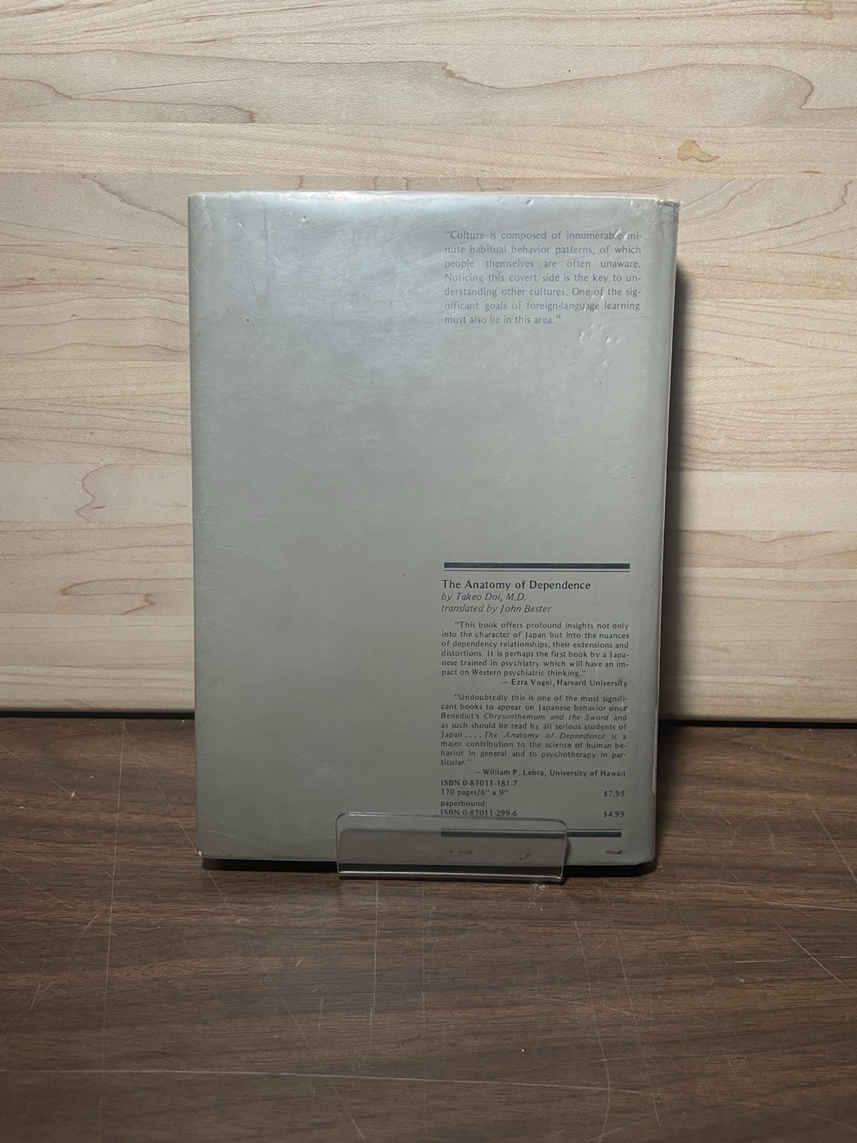 Japanese and the Japanese by Takao Suzuki (1978, 1st Edition, Ex. Lib., HC/DJ)