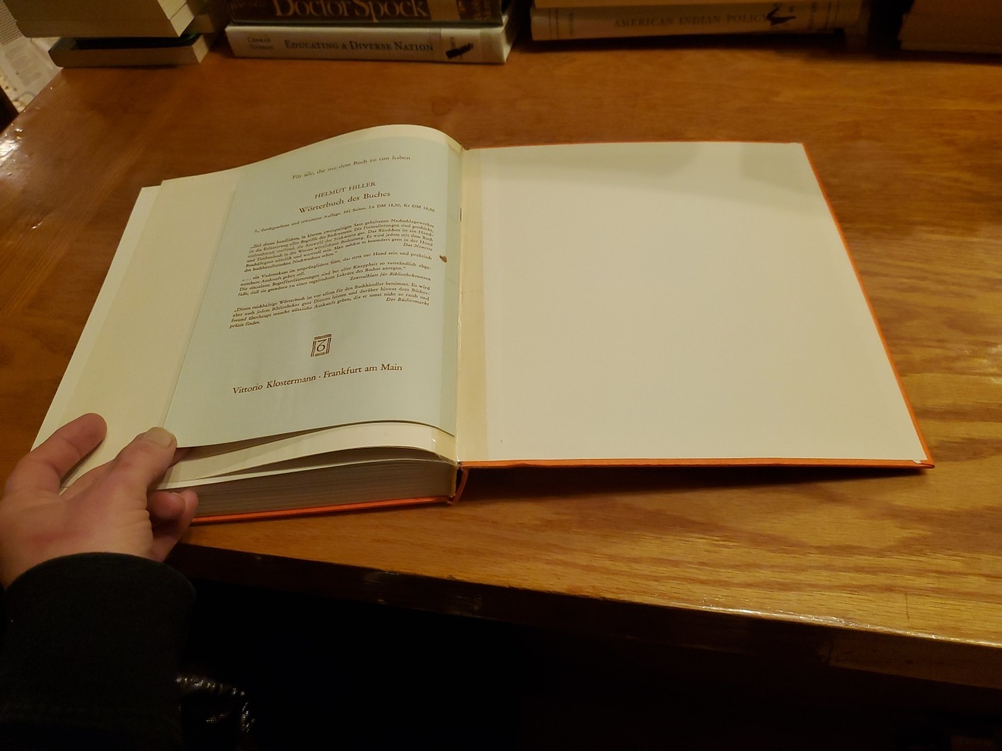 The Publisher’s Practical Dictionary in 20 Languages by Dr. Imre Mora 1974 HC