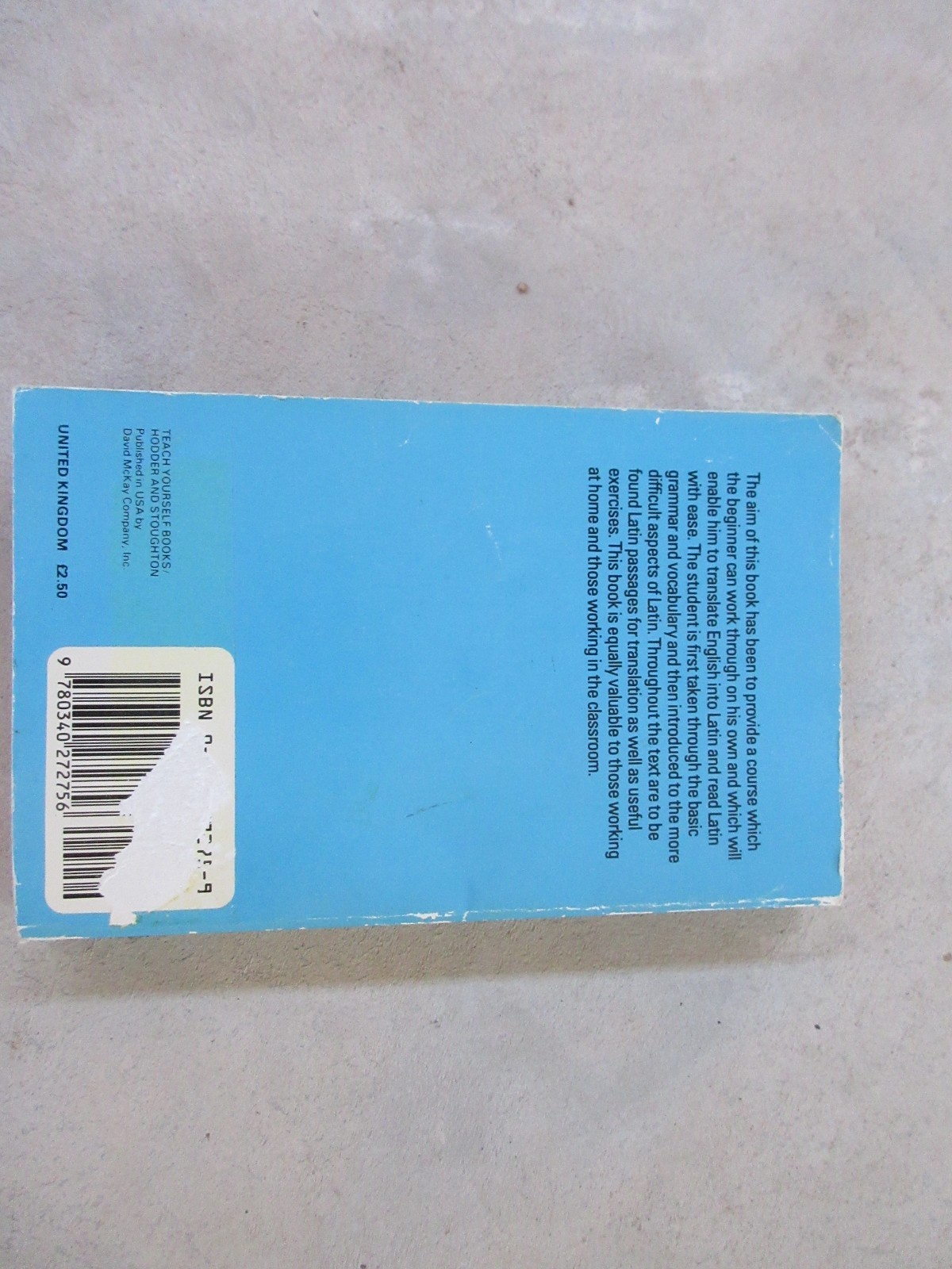 Vocabulary: Latin I 1st Edition, Tape Included By Frode Jensen