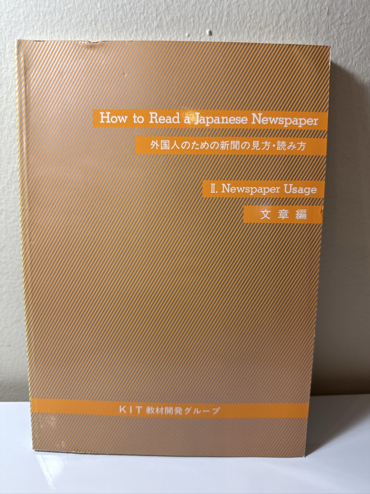 How to Read a Japanese Newspaper II Newspaper Usage KIT Paperback Book
