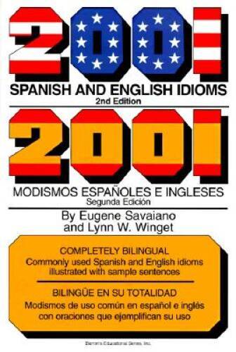 2001 Spanish and English idioms (2001 idioms series) – Paperback – GOOD