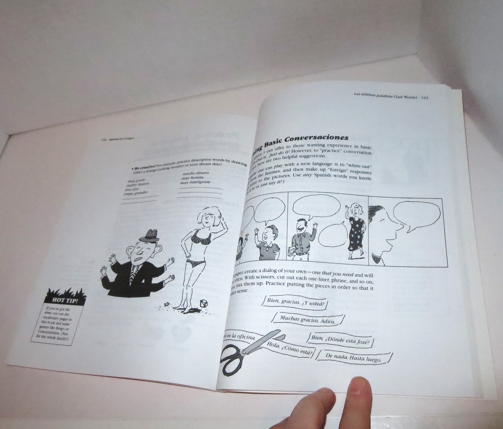Spanish For Gringos Book W/ Cassette Tapes & Children’s Living Spanish Picture